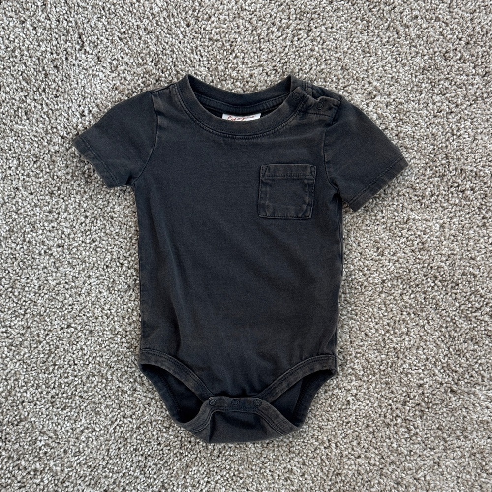 Cat & Jack Charcoal Baby Bodysuit